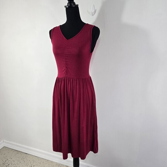 🍷Burgundy/Merlot/Wine Soft & Stretchy Dress - Picture 13 of 14